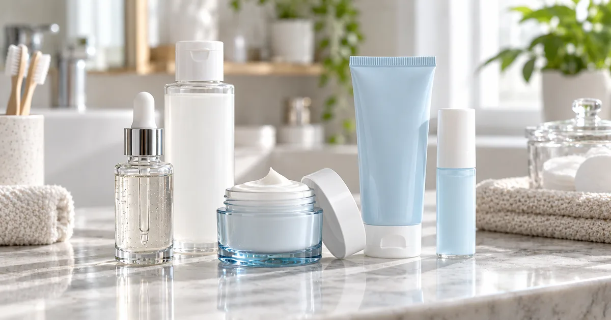 Hyaluron-Produkte aus der Drogerie mit Serum, Creme und Pflegeprodukten im Vergleich